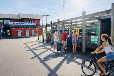 Aire de tri des déchets