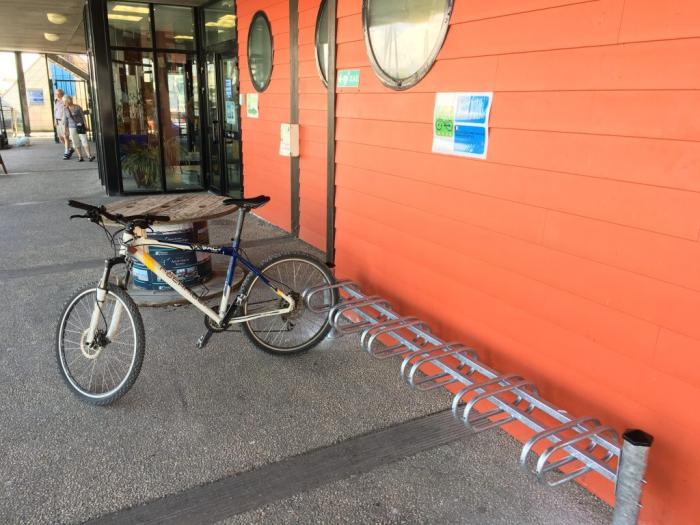 Parking à vélo - Port de Boulogne sur mer - marina